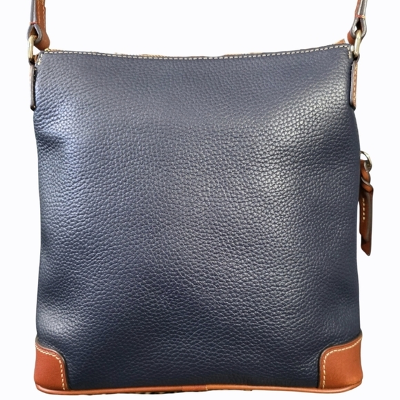 Dooney & Bourke Navy Pebble Leather Crossbody Bag - Picture 7 of 15